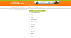 Desktop Screenshot of finance-personnelle.org